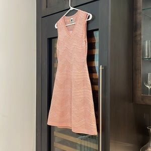 Missoni ShimmerPink, size 40, Midi V-Neck dress with liner